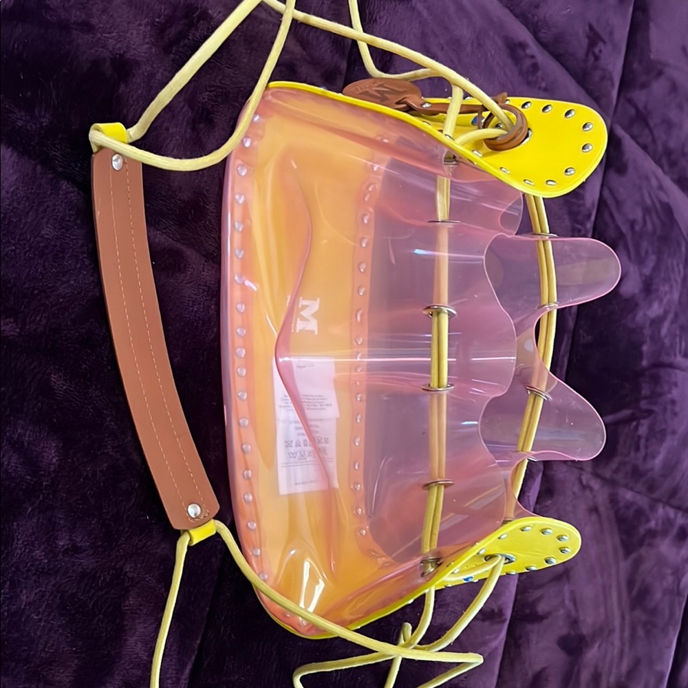 Missoni Yellow and Brown Shoulder Bag with Modern Design - Picture 3 of 5